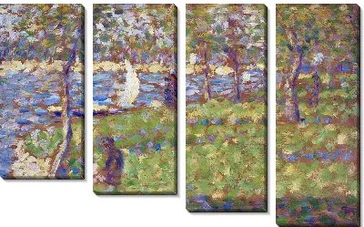 Картина Этюд для La Grande Jatte