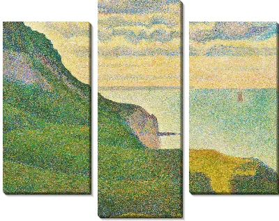 Морской пейзаж в Порт-ан-Бессене, Нормандия