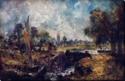 Картина Дедхэмский шлюз-1