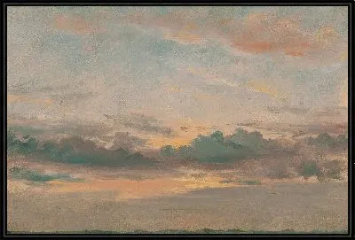 Этюд облаков, закат