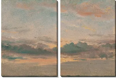 Этюд облаков, закат