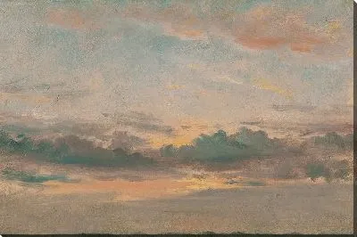 Этюд облаков, закат