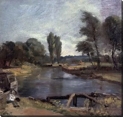 Картина Флэтфордский шлюз