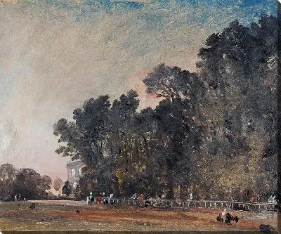 Картина Пейзажная сцена в парке