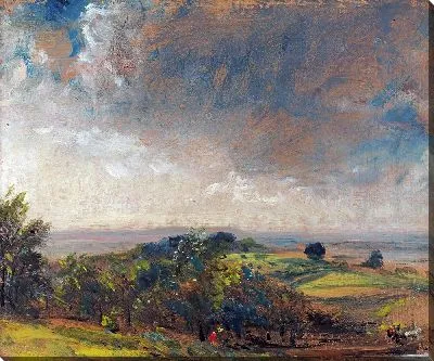 Картина Хэмпстед-Хит, вид на запад в сторону Харроу (II)