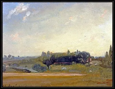 Картина Вид на пасторский дом, Ист-Бергхольт