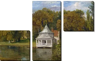Картина Кварталы позади Alresford Hall