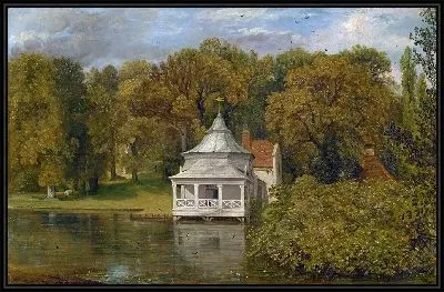Картина Кварталы позади Alresford Hall