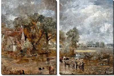 Телега для сена (натуральное исследование)