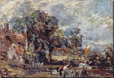 Картина Эскиз к «Возу сена»