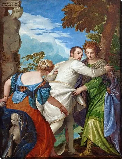 Картина Выбор между добродетелью и пороком