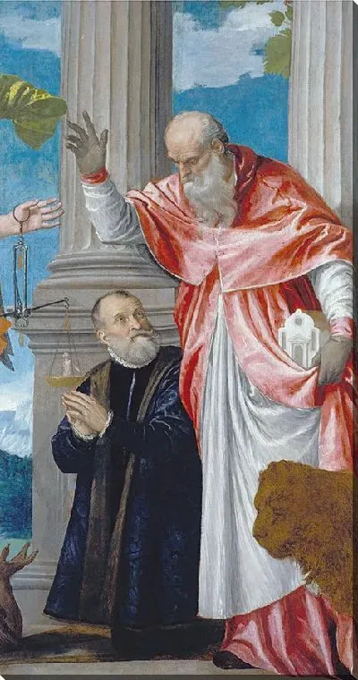 Картина Святой Иероним и донатор