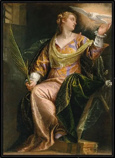 Картина Святая Екатерина Александрийская в темнице