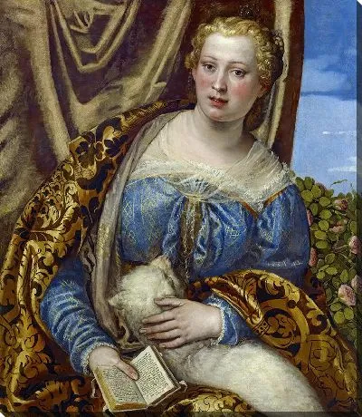 Картина Портрет дамы в образе святой Агнессы