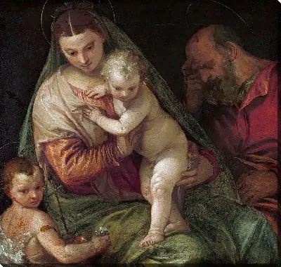 Картина Святое семейство с молодым святым Иоанном