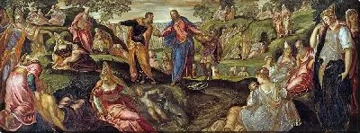 Картина Чудо с хлебами и рыбами