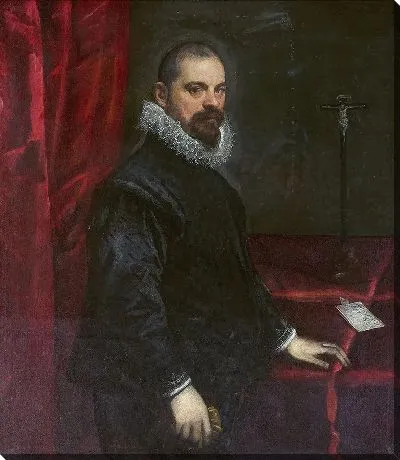 Картина Портрет мужчины с письмом и распятием