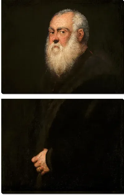 Картина Мужчина с белой бородой