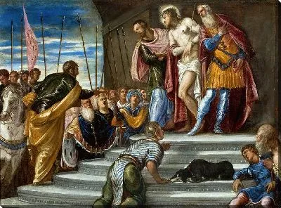 Картина Ecce Homo или Пилат представляет Христа толпе