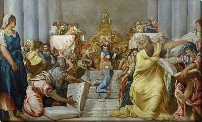 Картина Диспут Иисуса среди учителей Храма