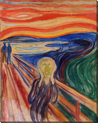 Картина Крик (насыщенная цветопередача)