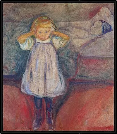 Картина Ребенок и смерть