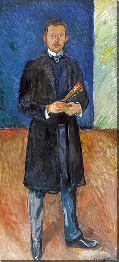 Картина Автопортрет с кистями