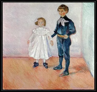 Картина Портрет детей Эрдмуте и Ганса-Герберта Эше