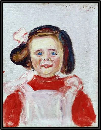 Картина Портрет девушки (Эрдмут Эше)