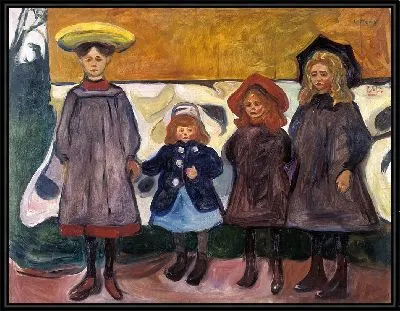 Четыре девушки в Осгордстранде