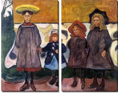 Четыре девушки в Осгордстранде