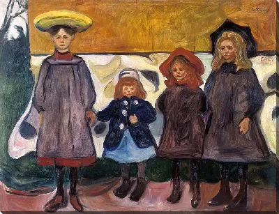 Четыре девушки в Осгордстранде