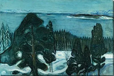 Картина Зимняя ночь