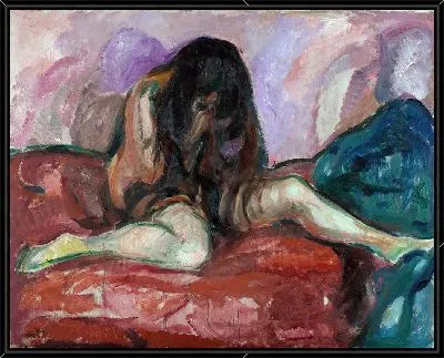 Картина Плачущая обнаженная