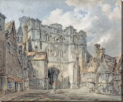 Картина Ворота Крайст-Черч, Кентербери