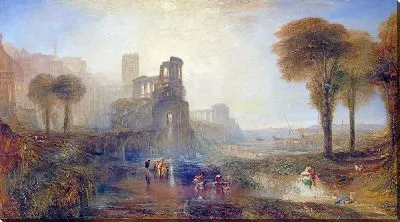 Картина Дворец и мост Калигулы