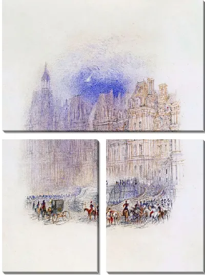 Картина Фонтенбло Отъезд Наполеона