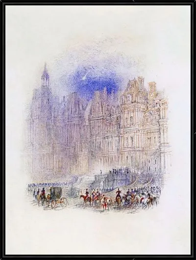 Картина Фонтенбло Отъезд Наполеона