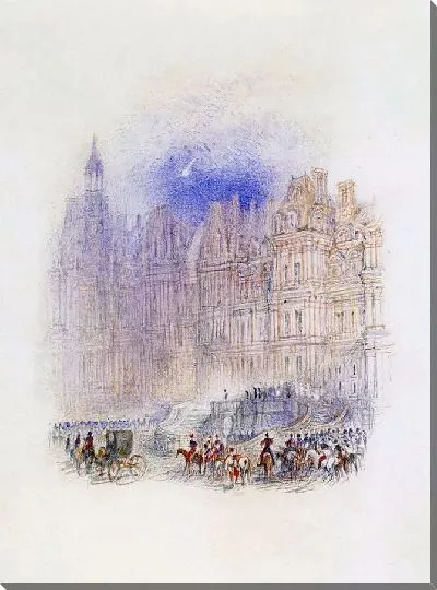 Картина Фонтенбло Отъезд Наполеона