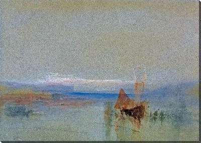 Картина Рыболовные суда заштилели у Гавра