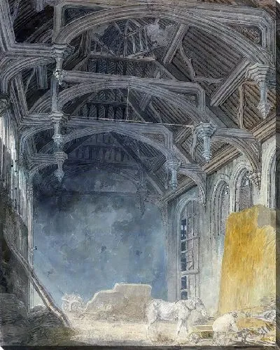 Картина Интерьер дворца Св. Иоанна, Элтем