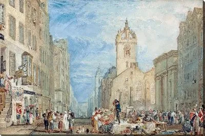 Картина Хай-стрит, Эдинбург