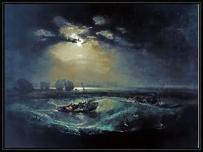 Картина Рыбаки в море