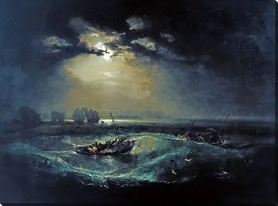 Картина Рыбаки в море