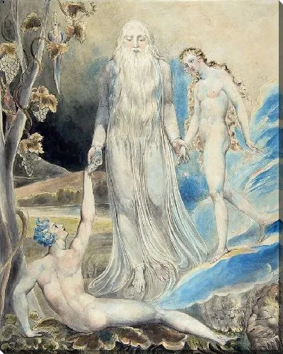 Картина Ангел Божественного Присутствия приводит Еву к Адаму
