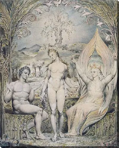 Картина Архангел Рафаил с Адамом и Евой