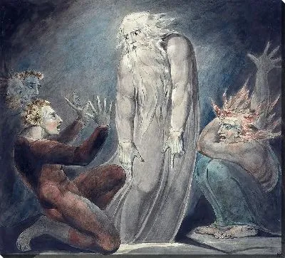 Призрак Самуила является Саулу