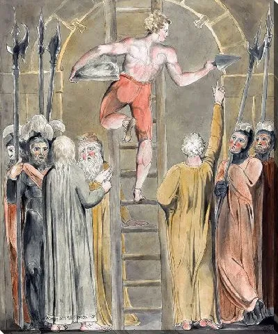 Картина Запечатывание камня и установка часов