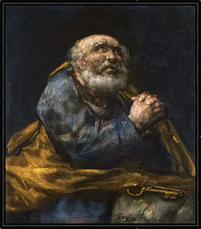 Картина Кающийся Святой Петр