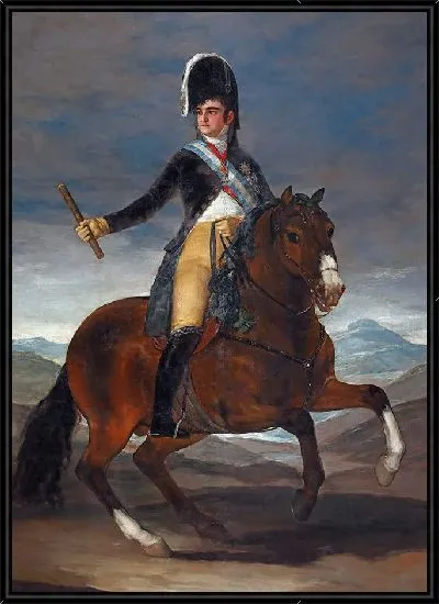 Картина Конный портрет Фердинанда VII.